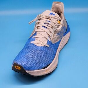 The North Face VECTIV Sky Men's Trail Running Shoes Blue Yellow Size 11